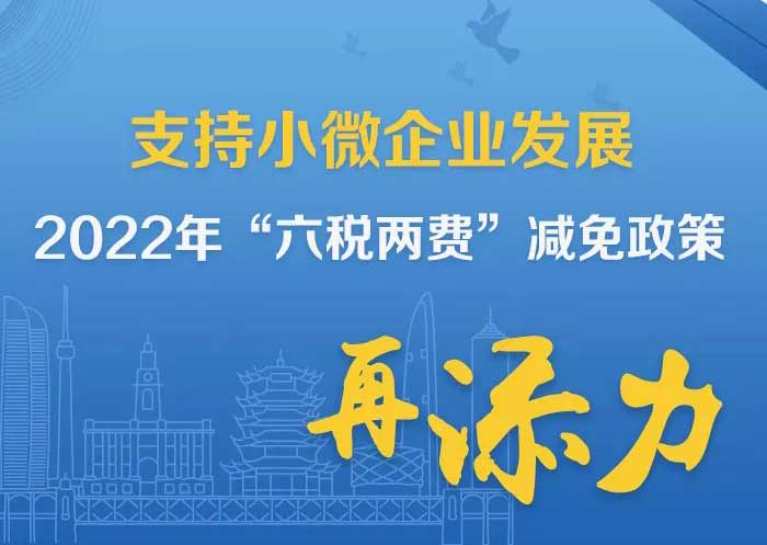 一图了解:支持小微企业发展,2022年“六税两费”减免政策再添力